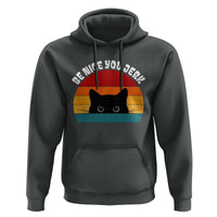 Be Nice You Jerk Hoodie Funny Cat Sarcastic Quote