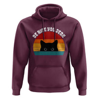 Be Nice You Jerk Hoodie Funny Cat Sarcastic Quote