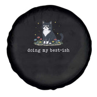 Doing My Best-ish Spare Tire Cover Funny Cat Sarcastic Joke
