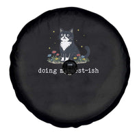Doing My Best-ish Spare Tire Cover Funny Cat Sarcastic Joke