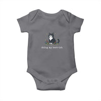 Doing My Best-ish Baby Onesie Funny Cat Sarcastic Joke