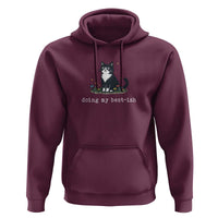 Doing My Best-ish Hoodie Funny Cat Sarcastic Joke