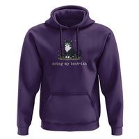 Doing My Best-ish Hoodie Funny Cat Sarcastic Joke