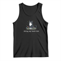 Doing My Best-ish Tank Top Funny Cat Sarcastic Joke