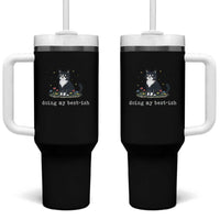 Doing My Best-ish Tumbler With Handle Funny Cat Sarcastic Joke