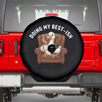 Doing My Best-ish Spare Tire Cover Funny Silly Goose Sarcastic Joke