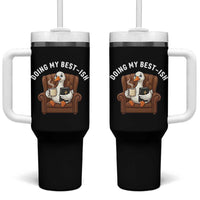 Doing My Best-ish Tumbler With Handle Funny Silly Goose Sarcastic Joke