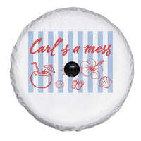 Carl's a Mess Spare Tire Cover Viral Sarcastic Reality TV