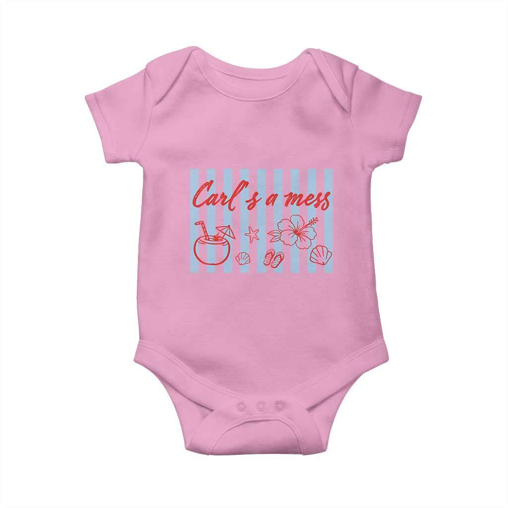 Carl's a Mess Baby Onesie Viral Sarcastic Reality TV