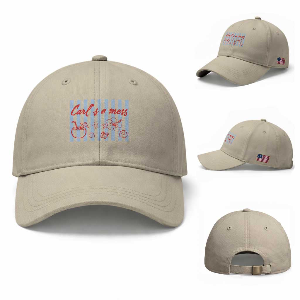 Carl's a Mess Baseball Cap Viral Sarcastic Reality TV