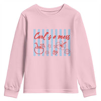 Carl's a Mess Youth Sweatshirt Viral Sarcastic Reality TV