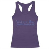Summer Should be Fun Racerback Tank Top Funny Reality TV Carl's a Mess Meme