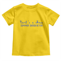 Summer Should be Fun Toddler T Shirt Funny Reality TV Carl's a Mess Meme