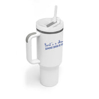 Summer Should be Fun Tumbler With Handle Funny Reality TV Carl's a Mess Meme