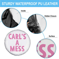 Carl's a Mess Spare Tire Cover Viral Reality TV Quote Meme