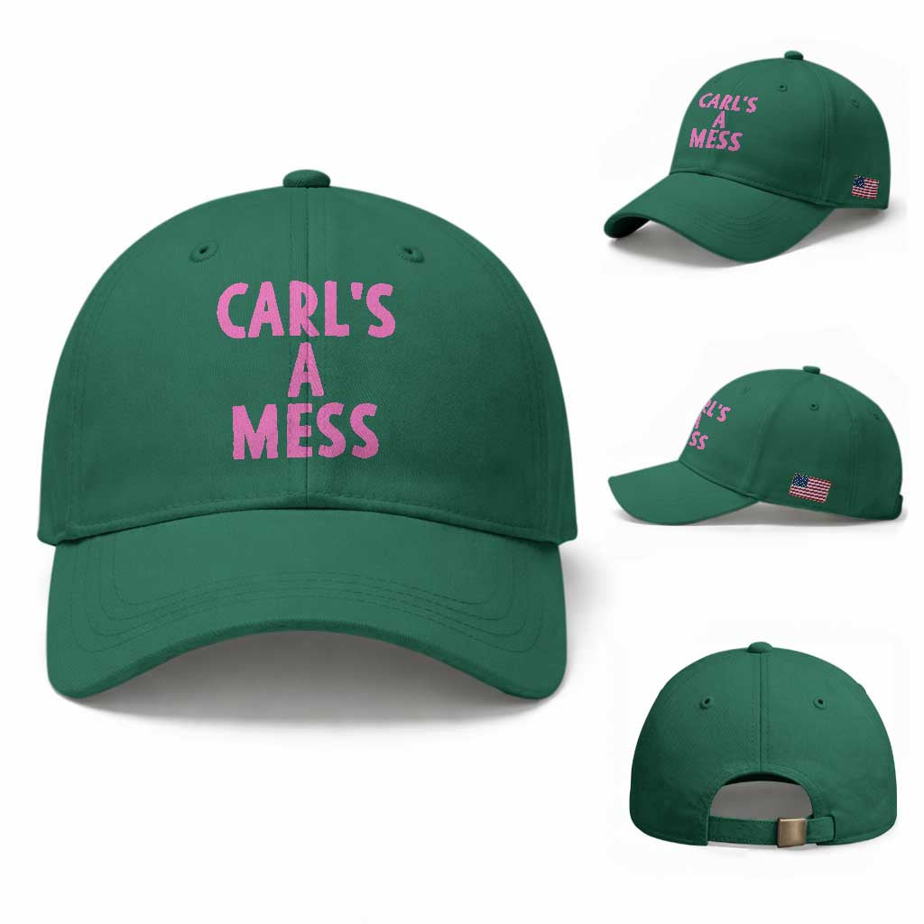 Carl's a Mess Baseball Cap Viral Reality TV Quote Meme