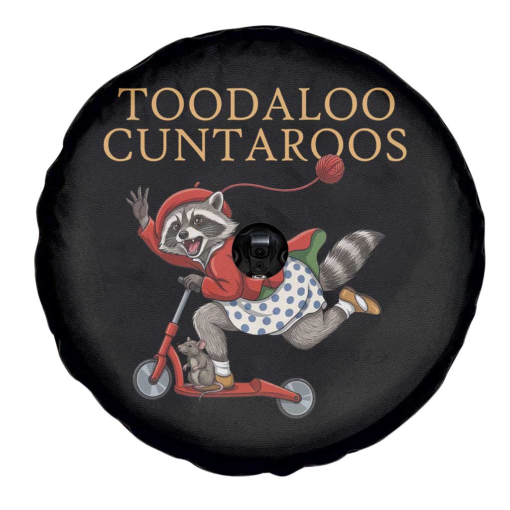 Toodaloo Cuntaroos Spare Tire Cover Funny Sarcastic Raccoon Inappropriate Meme