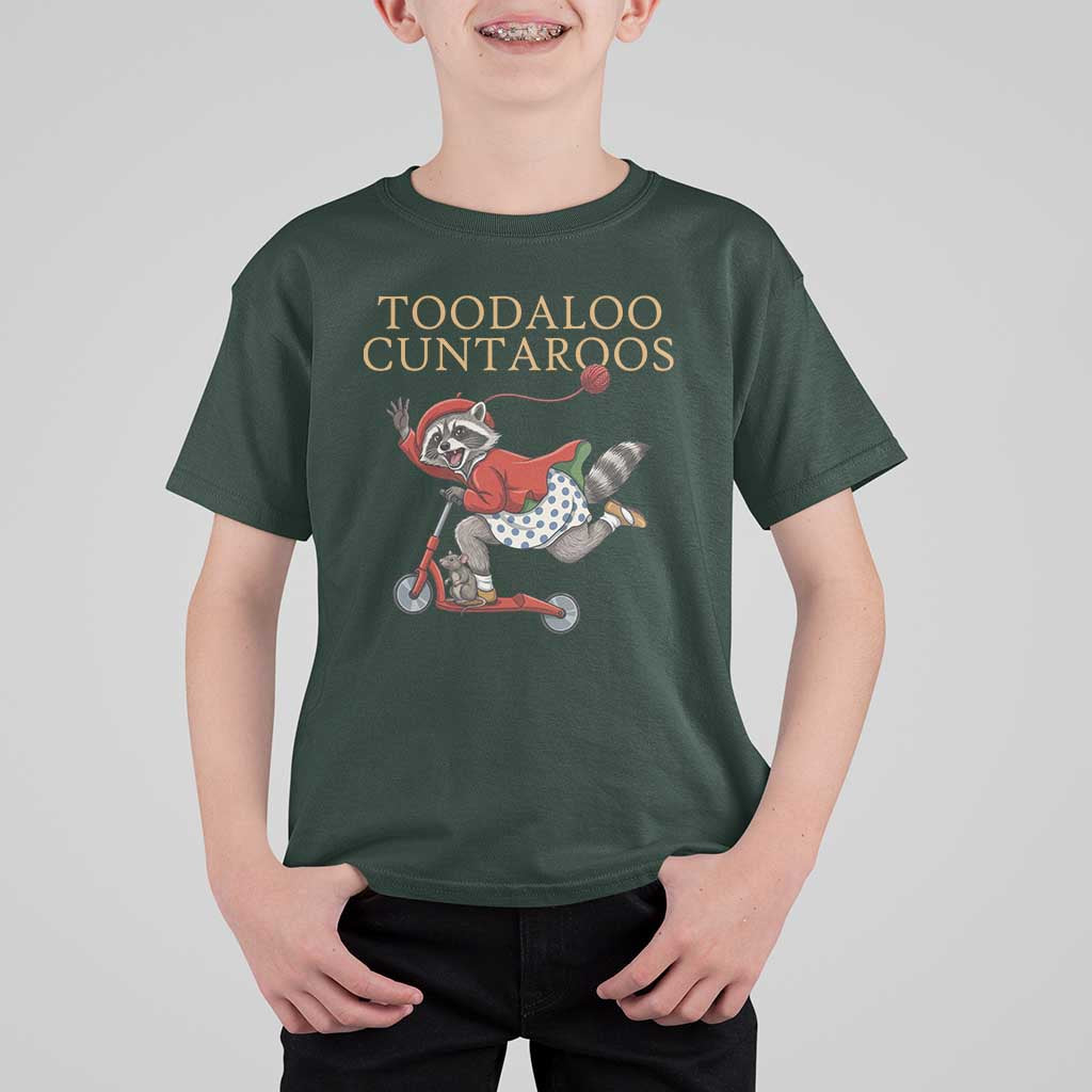 Toodaloo Cuntaroos T Shirt For Kid Funny Sarcastic Raccoon Inappropriate Meme