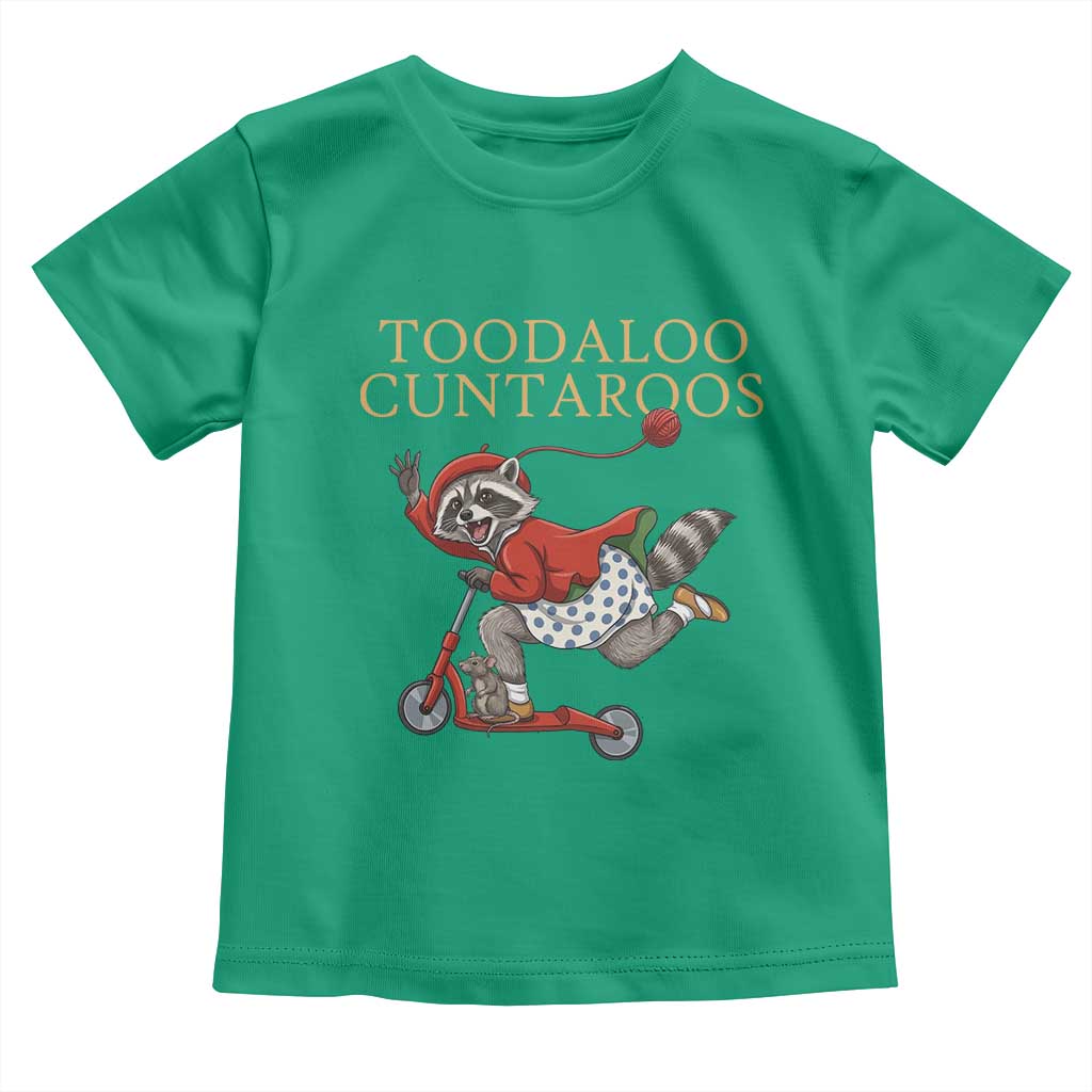 Toodaloo Cuntaroos Toddler T Shirt Funny Sarcastic Raccoon Inappropriate Meme
