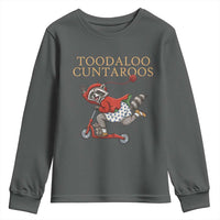 Toodaloo Cuntaroos Youth Sweatshirt Funny Sarcastic Raccoon Inappropriate Meme
