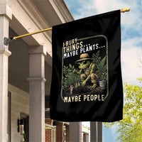 I Bury Things Maybe Plants Maybe People Garden Flag Funny Sarcastic Frog Garden Lover