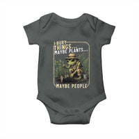I Bury Things Maybe Plants Maybe People Baby Onesie Funny Sarcastic Frog Garden Lover