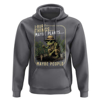 I Bury Things Maybe Plants Maybe People Hoodie Funny Sarcastic Frog Garden Lover