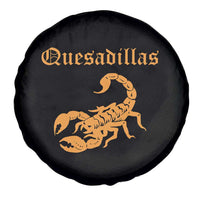 Quesadillas Scorpion Spare Tire Cover Burnt Orange Southwestern