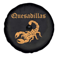 Quesadillas Scorpion Spare Tire Cover Burnt Orange Southwestern