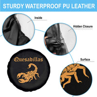 Quesadillas Scorpion Spare Tire Cover Burnt Orange Southwestern