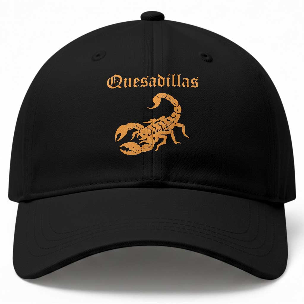 Quesadillas Scorpion Baseball Cap Burnt Orange Southwestern