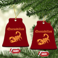 Quesadillas Scorpion Ceramic Ornament Burnt Orange Southwestern