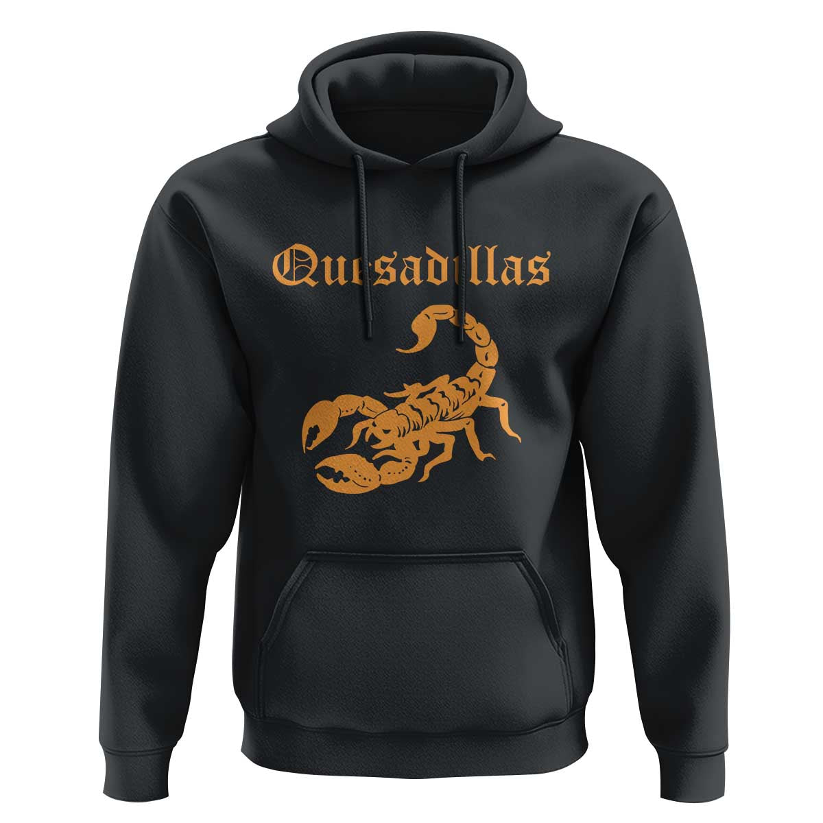 Quesadillas Scorpion Hoodie Burnt Orange Southwestern