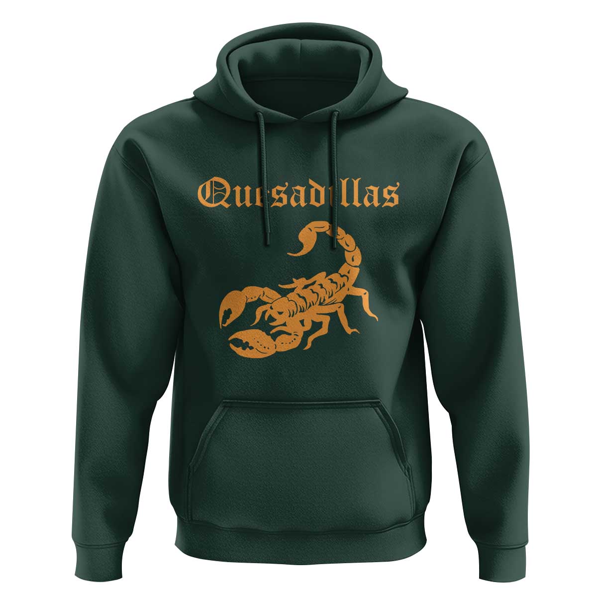 Quesadillas Scorpion Hoodie Burnt Orange Southwestern