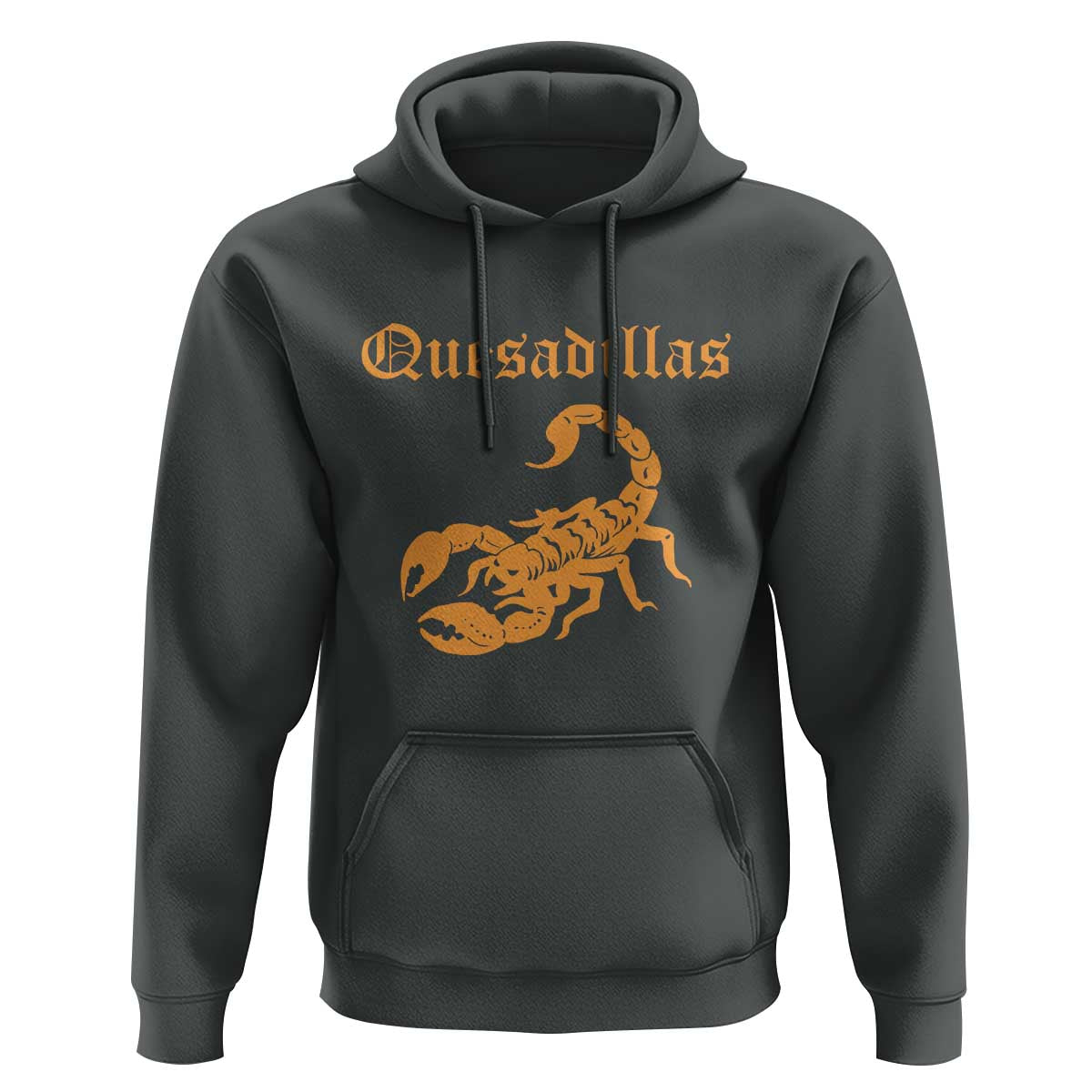 Quesadillas Scorpion Hoodie Burnt Orange Southwestern