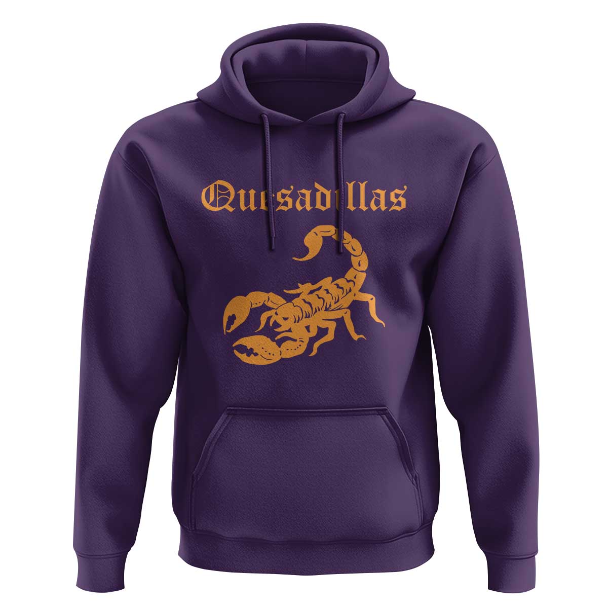 Quesadillas Scorpion Hoodie Burnt Orange Southwestern