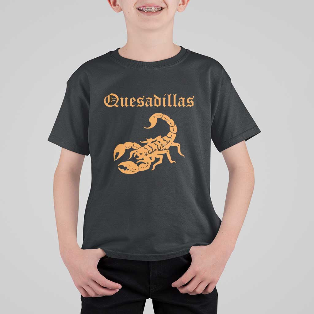 Quesadillas Scorpion T Shirt For Kid Burnt Orange Southwestern