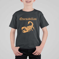 Quesadillas Scorpion T Shirt For Kid Burnt Orange Southwestern