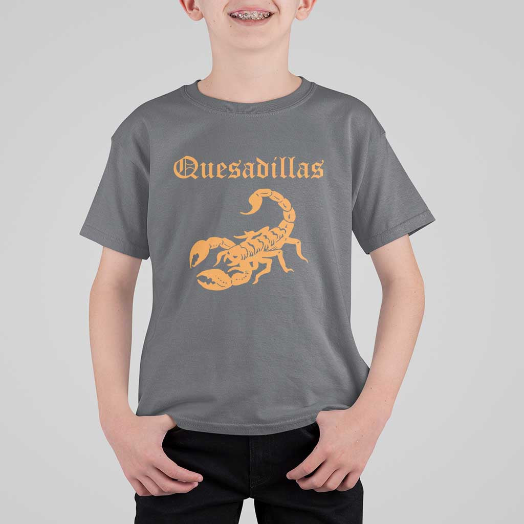 Quesadillas Scorpion T Shirt For Kid Burnt Orange Southwestern