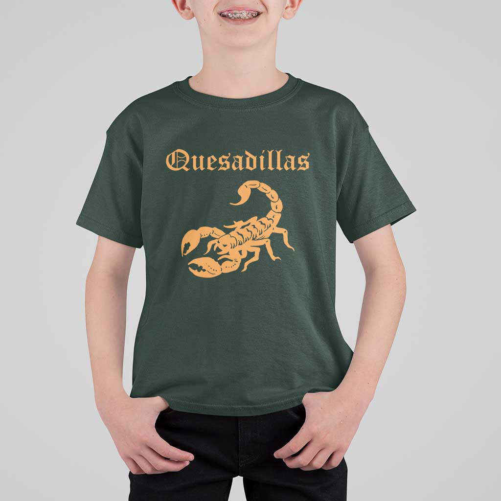 Quesadillas Scorpion T Shirt For Kid Burnt Orange Southwestern