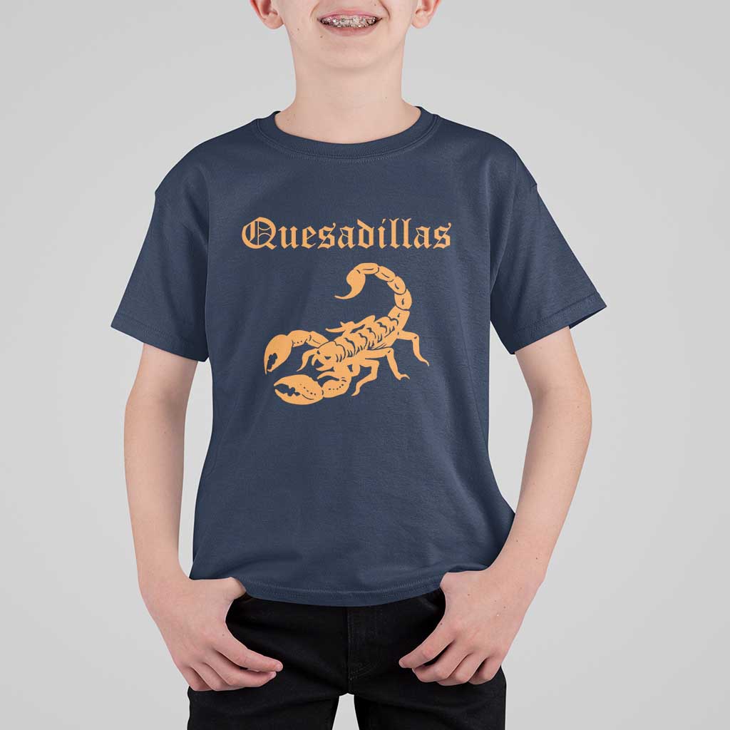Quesadillas Scorpion T Shirt For Kid Burnt Orange Southwestern