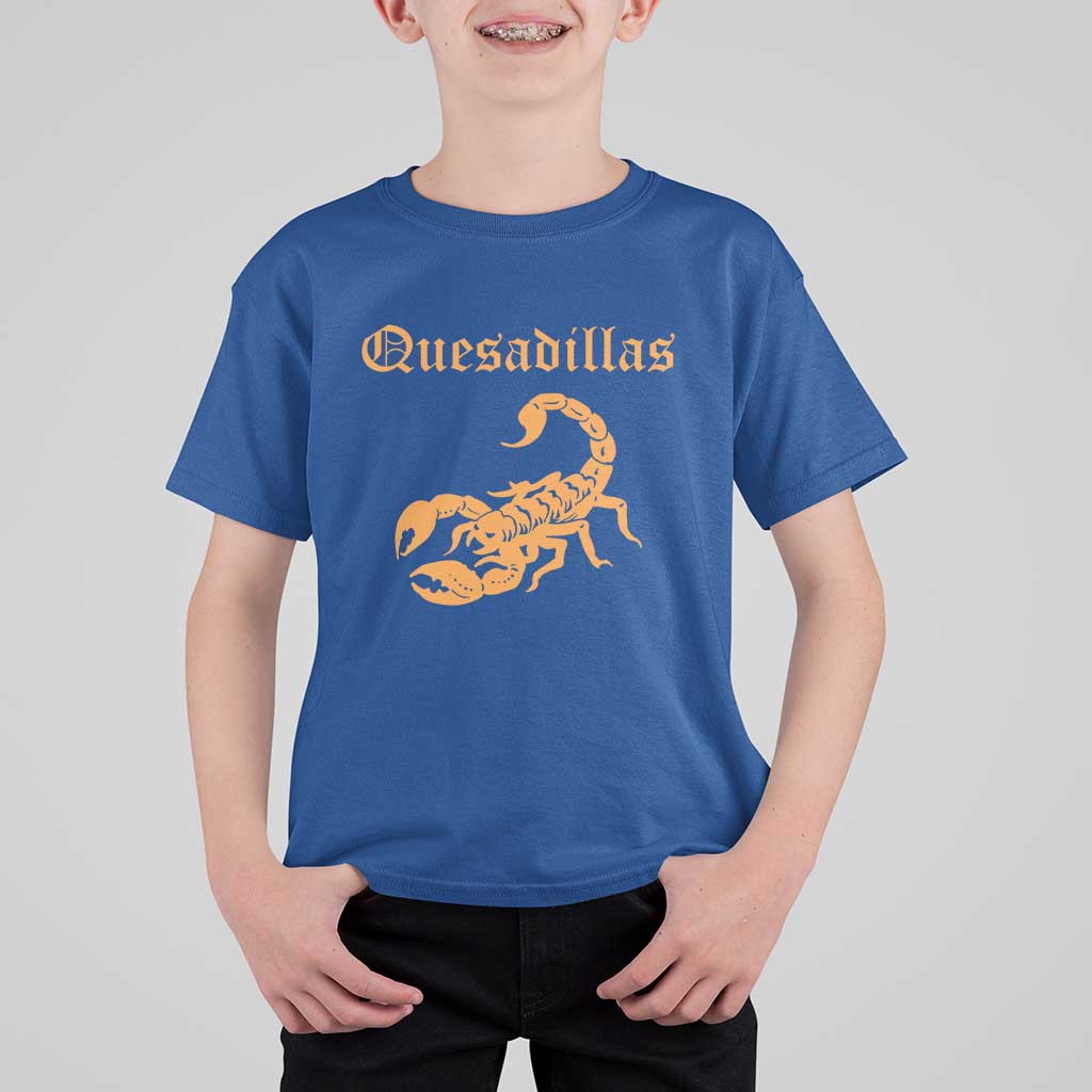 Quesadillas Scorpion T Shirt For Kid Burnt Orange Southwestern