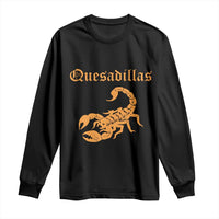 Quesadillas Scorpion Long Sleeve Shirt Burnt Orange Southwestern