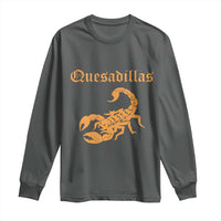 Quesadillas Scorpion Long Sleeve Shirt Burnt Orange Southwestern