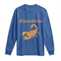 Quesadillas Scorpion Long Sleeve Shirt Burnt Orange Southwestern