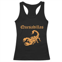 Quesadillas Scorpion Racerback Tank Top Burnt Orange Southwestern