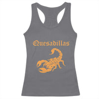 Quesadillas Scorpion Racerback Tank Top Burnt Orange Southwestern