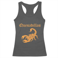 Quesadillas Scorpion Racerback Tank Top Burnt Orange Southwestern