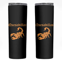 Quesadillas Scorpion Skinny Tumbler Burnt Orange Southwestern