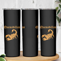Quesadillas Scorpion Skinny Tumbler Burnt Orange Southwestern